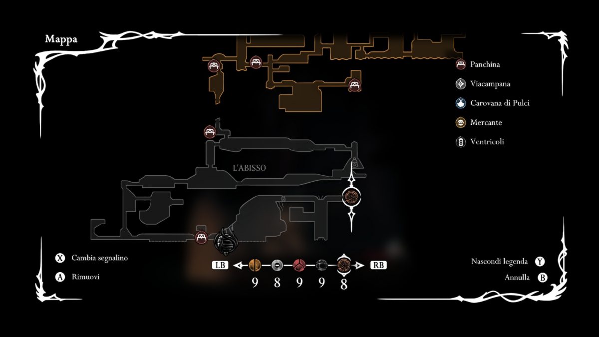 mappa abisso dove trovare Lungovisore