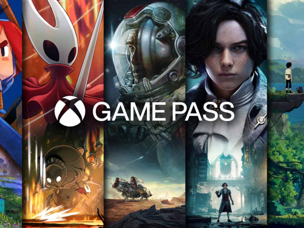 diverse immagini dei giochi gratuiti sotto il logo game pass