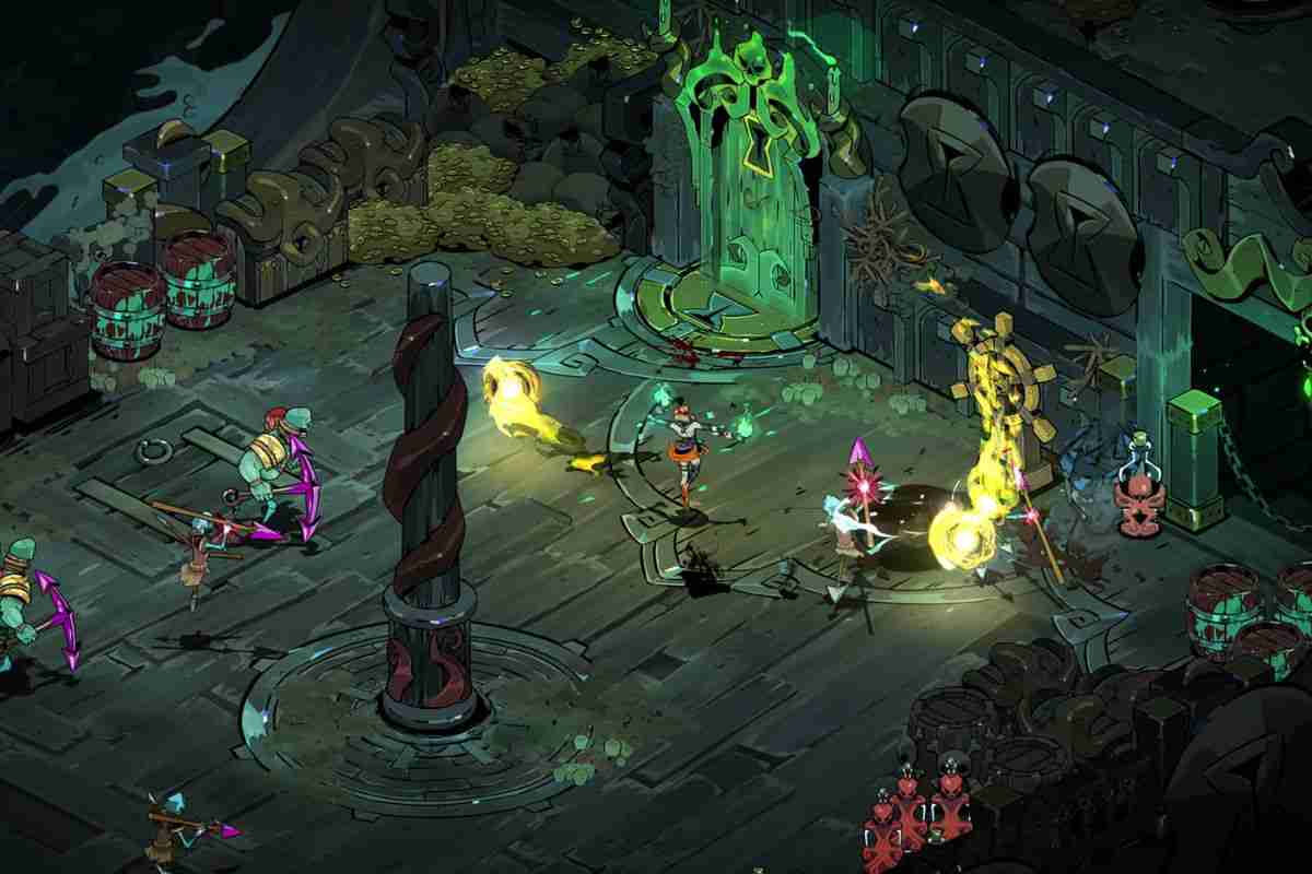 visione dall'alto combattimento di Hades 2