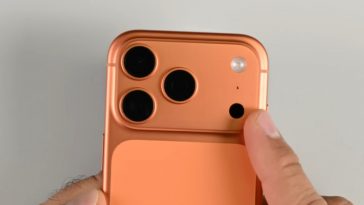 retro di un iphone 17 pro