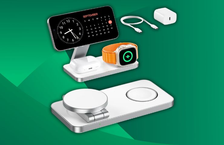 Keepro con MagSafe su sfondo verde