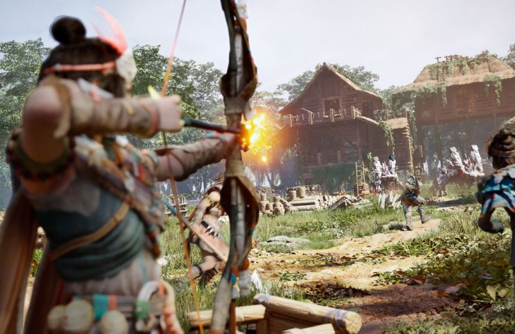 screenshot di light of motiram con personaggio che scocca la freccia