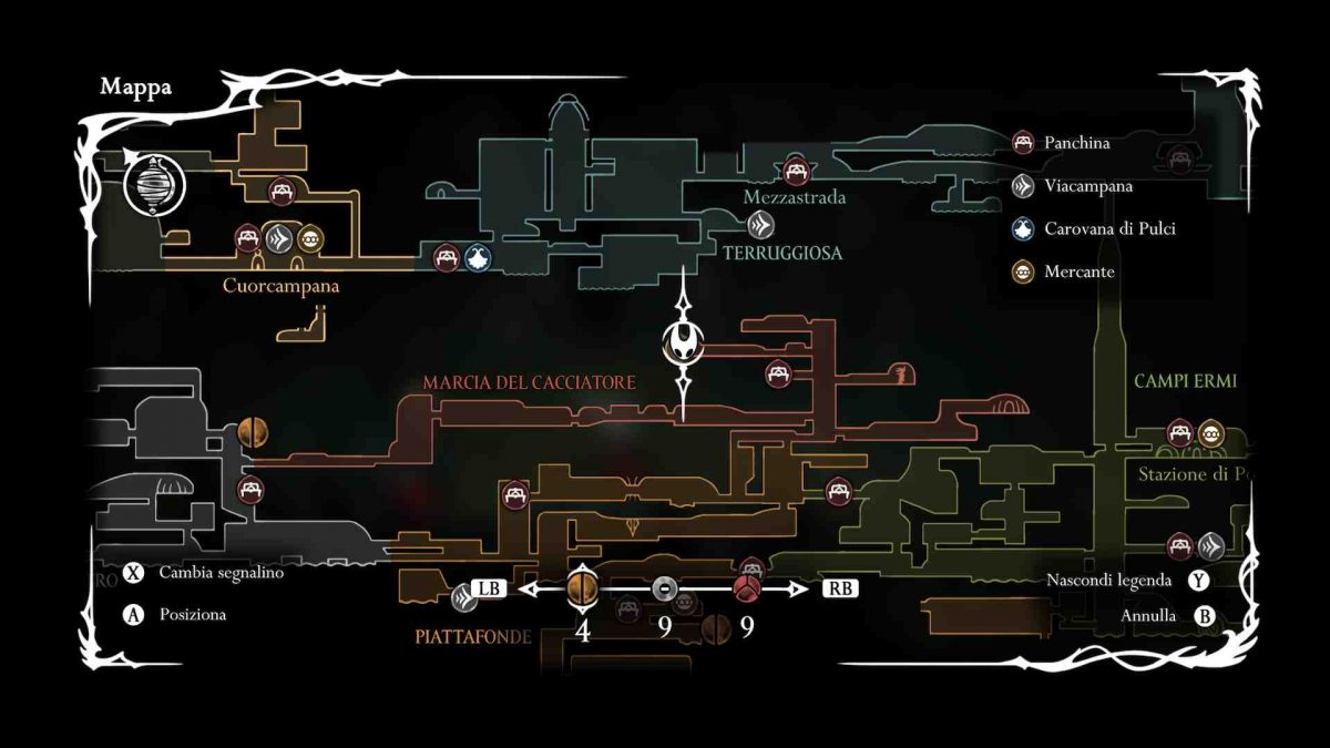 segnalino mappa del mercante formica