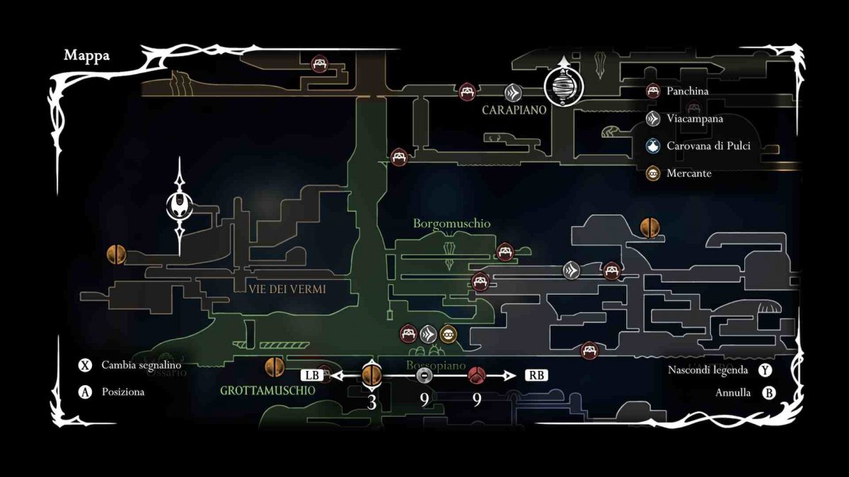 SEGNALINO mappa per ottenere fiala di plasmio