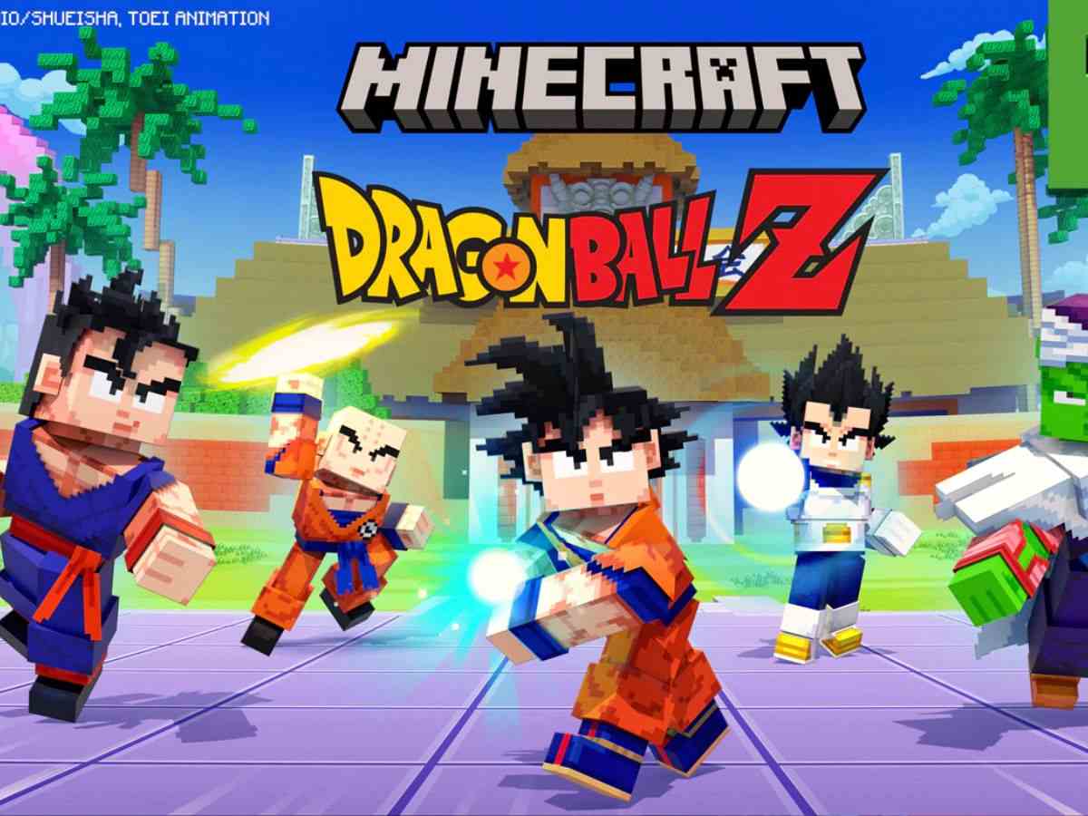 personaggi di dragon ball z in versione minecraft presentazione dlc