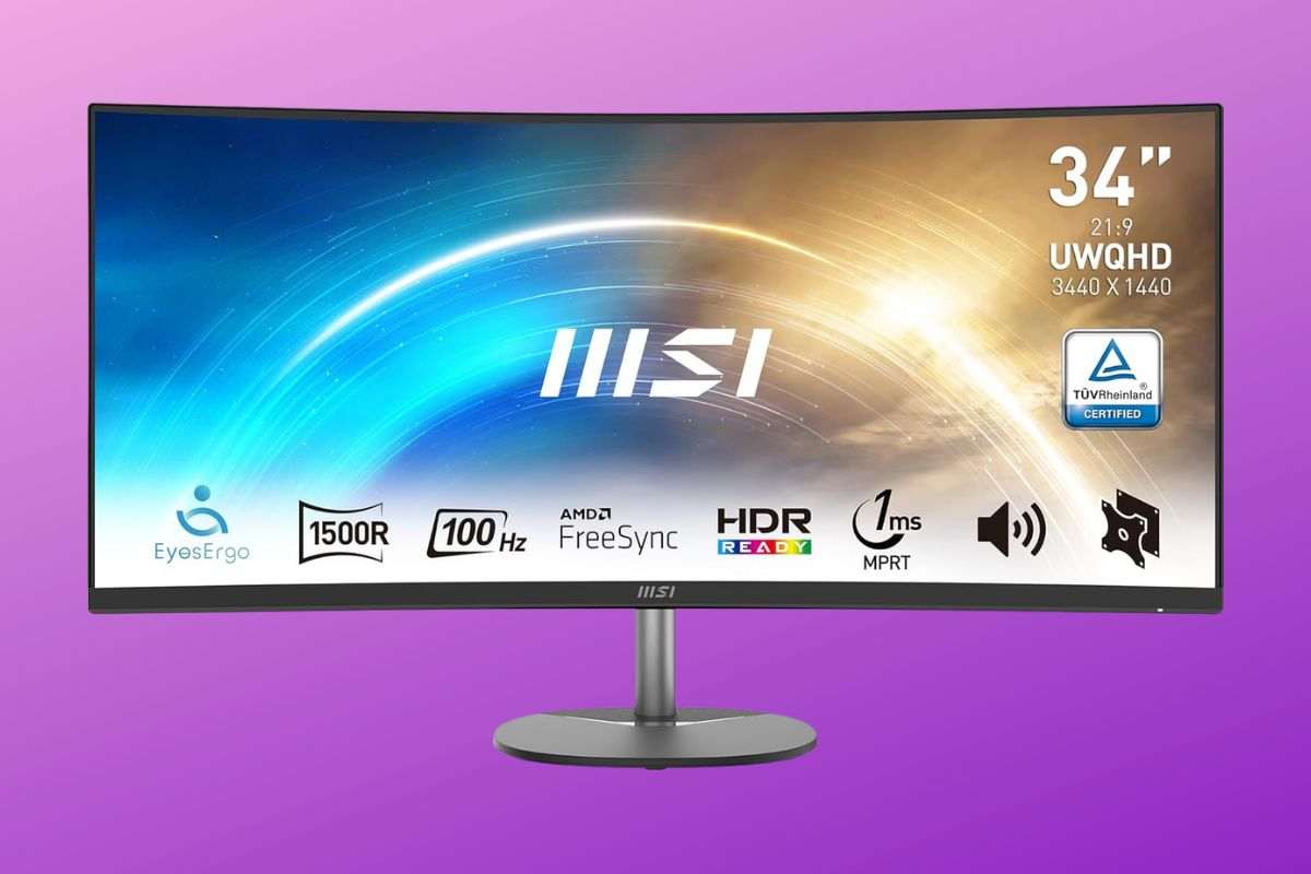 MSI PRO MP341CQ Monitor Curvo 34"