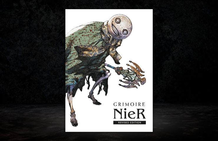 cover grimorio Nier su sfondo nero
