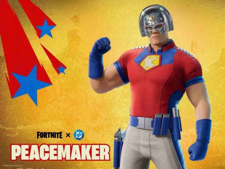 peacemaker x fortnite collaborazione foto di presentazione