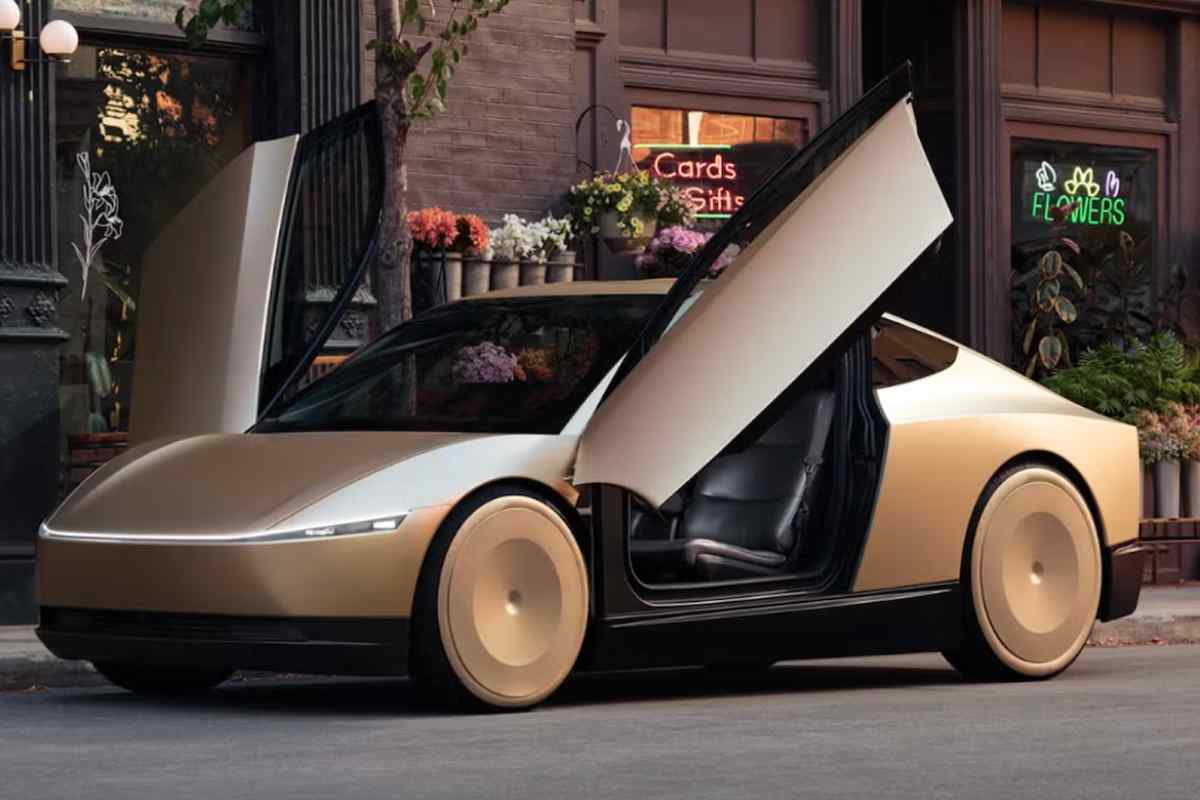 Un robotaxi della Tesla