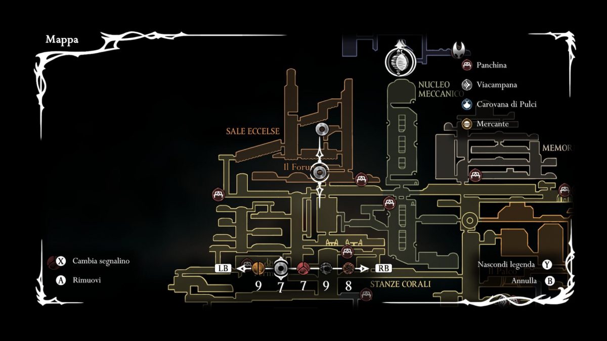 posizione in mappa portone delle sale eccelse