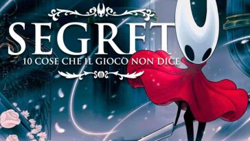 Hornett, protagonista di Silksong con la scritta "Segreti, 10 cose che il gioco non dice" come sfondo