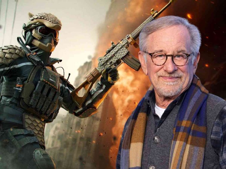 Steven Spielberg su una foto di call of duty