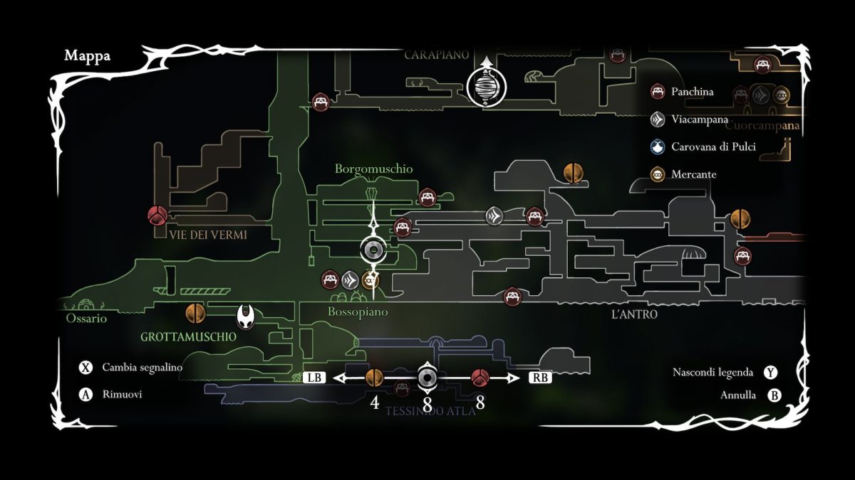 spola nascosta a grottamuschio indicazione in mappa