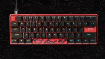 tastiera steelseries apex 9 mini su sfondo nero