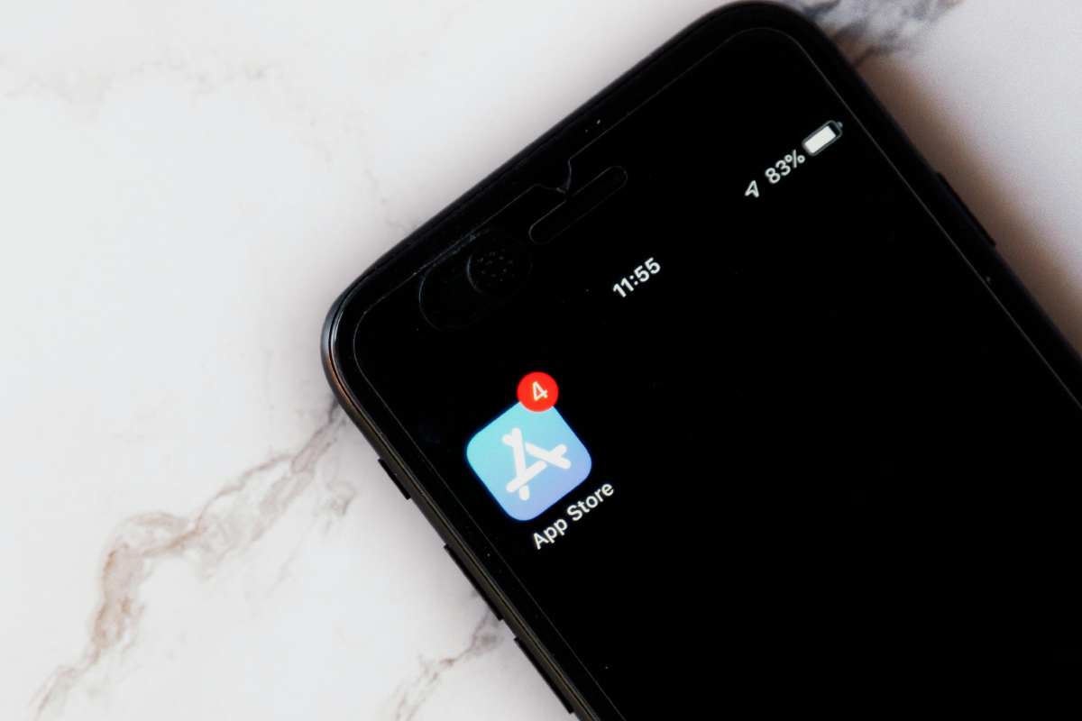 App store, l'icona su smartphone