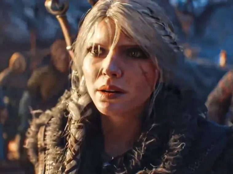ciri con cicatrice sul volto e capelli grigi
