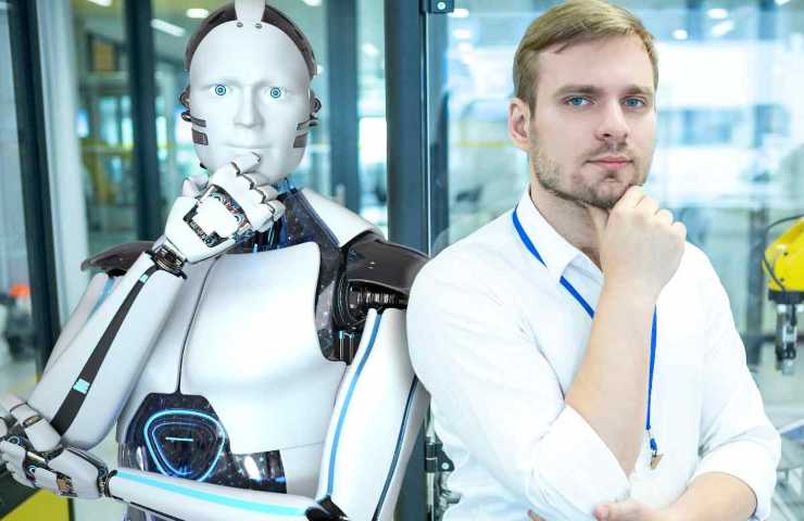 uomo e robot