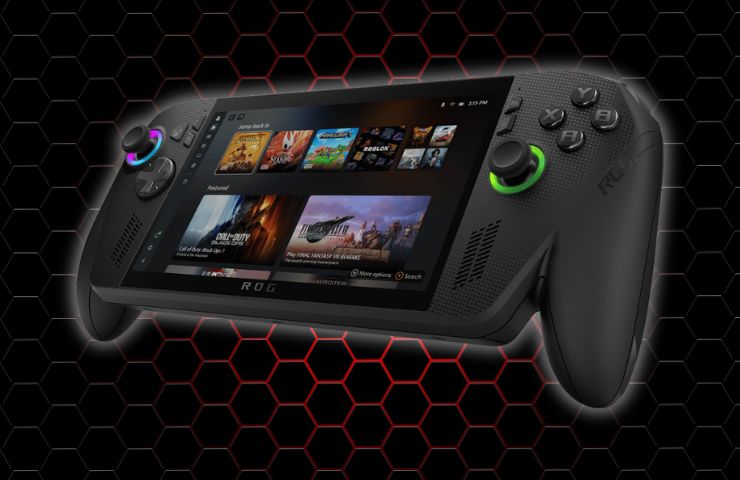 rob ally x Xbox su sfondo nero e rosso reticolato