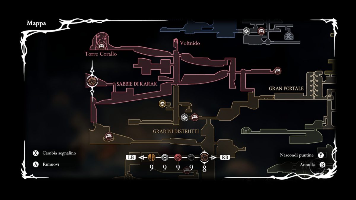 cimelio plumbeo posizione in mappa silksong