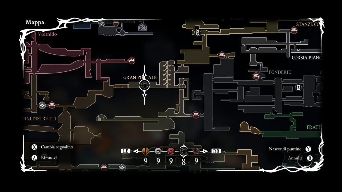 posizione dell'ultima zona dove è possibile incontrare seth in silksong