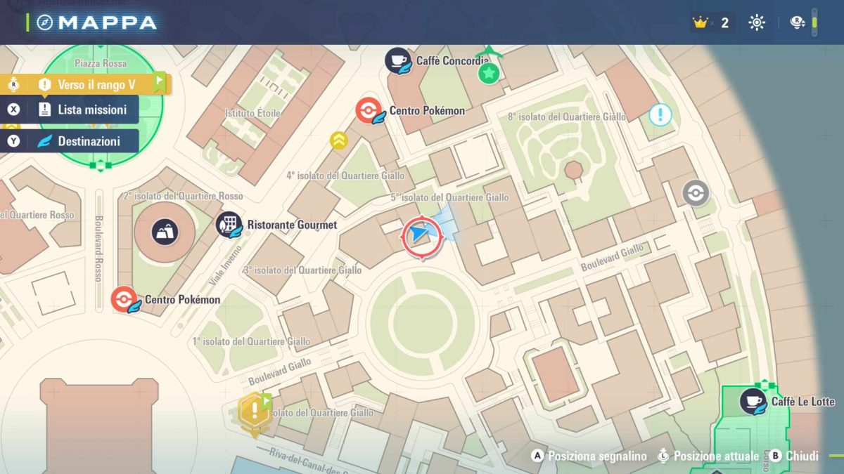 posizione della mt resistenza nella mappa di leggende pokemon z-a