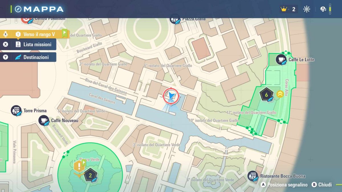 posizione in mappa della mt divinazione dell'mt divinazione