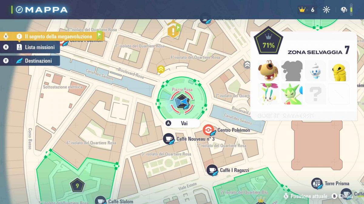 zona selvaggia 7 mappa leggende pokemon z-a posizione mt magibrillio
