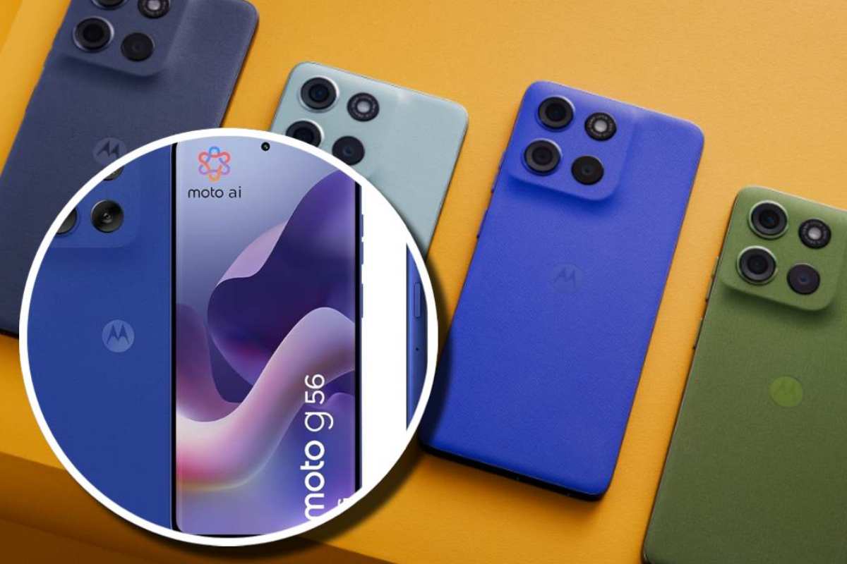 I nuovi Motorola e, in evidenza, il telefono in offerta su Amazon