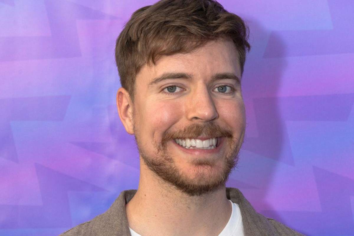 Primo piano dello youtuber MrBeast
