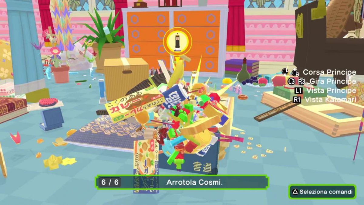 Il principe che arrotola cosa in Once Upon A Katamari