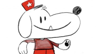 Un disegnino di un cagnolino