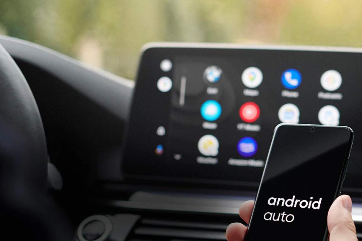 Android Auto in un abitacolo