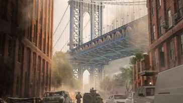 scenario di battlefield 6 con ponte in lontananza