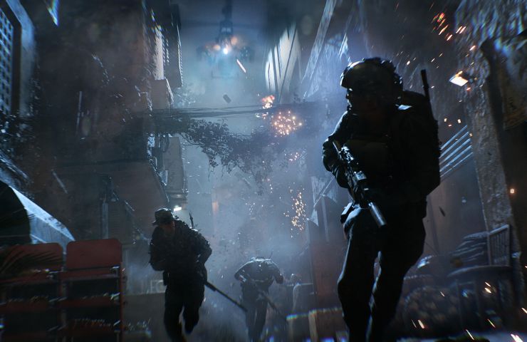 screenshot di battlefield 6 con soldati durante la notte
