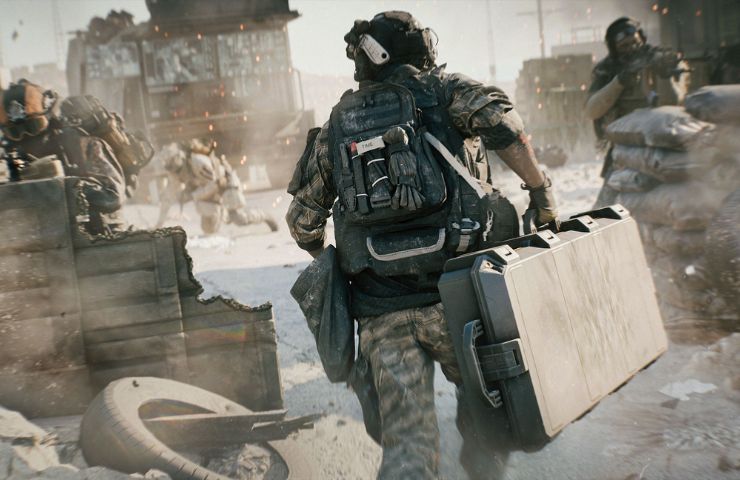 battlefield redsec screenshot con soldato di spalle