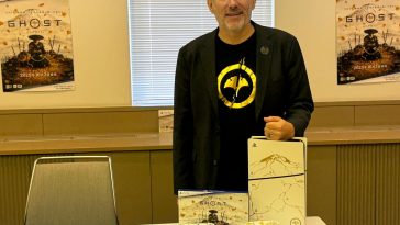 Brian Fleming, fondatore e producer di Sucker Punch, al Tokyo Game Show per il lancio di Ghost of Yōtei.