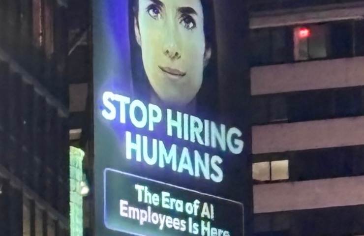 cartellone pubblicità artisan