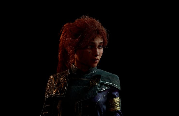 clair obscur expedition 33 screenshot con maelle primo piano nell'oscurità