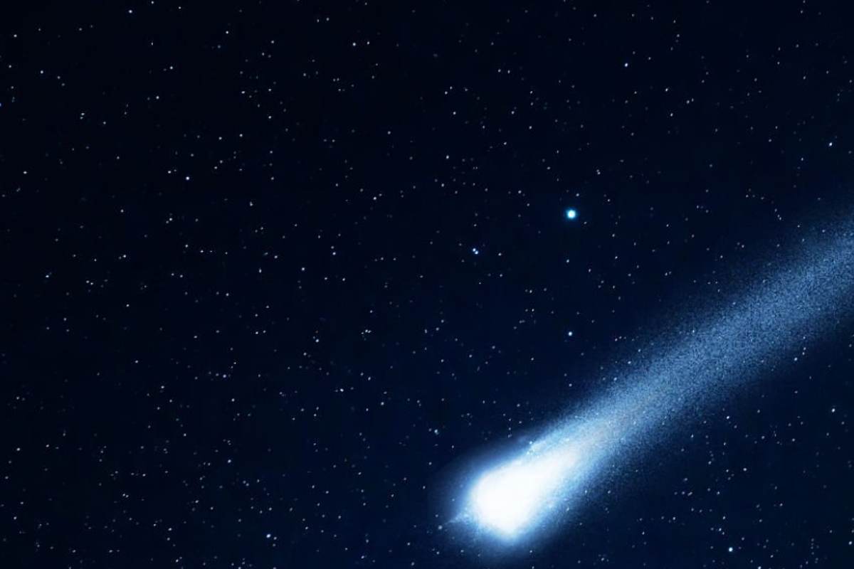 Una rapprentazione di una cometa