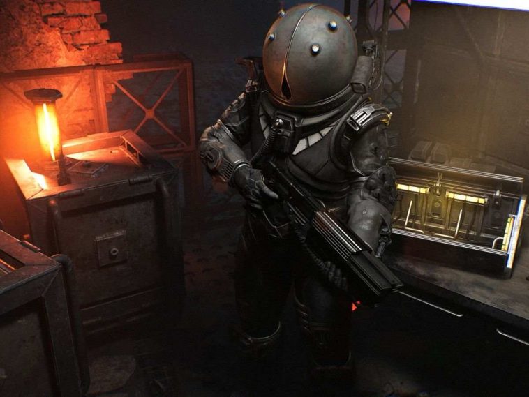 screenshot di cronos the new dawn con protagonista che imbraccia fucile