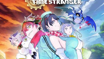digimon story time stranger copertina logo e personaggi