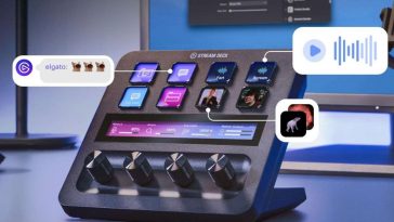 Elgato Stream Deck + su scrivania con PC