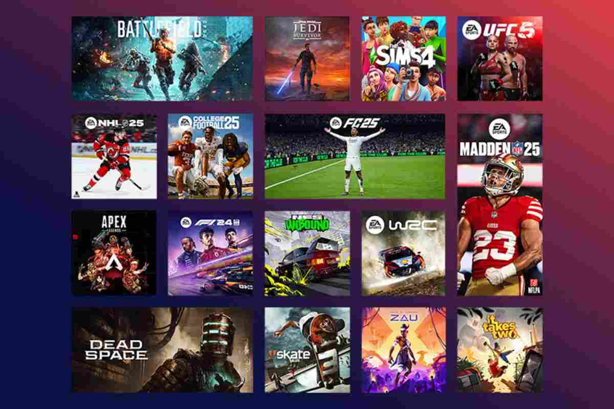 schermata con gochi disponibili su game pass, in risalto FC26