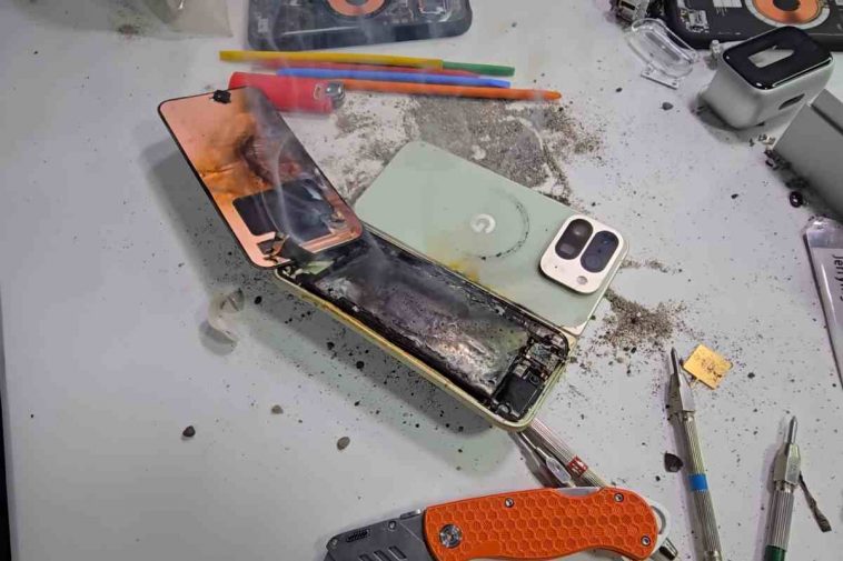 google fold bruciato