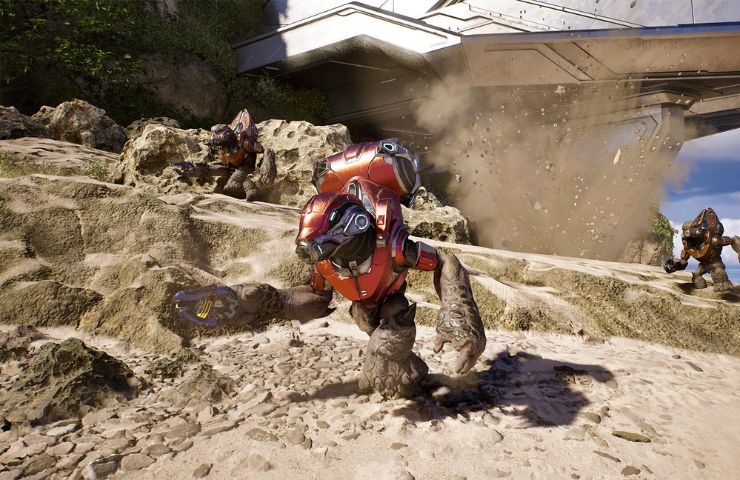 halo campaign evolved screenshot con nemici