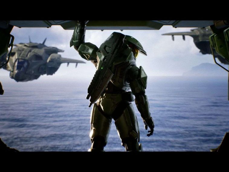 screenshot di halo campaing evolved con Master Chief di spalle