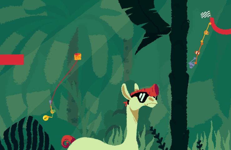 screenshot di heave ho con lama con cappello e occhiali da sole