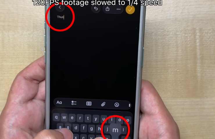 iphone che mostra il bug