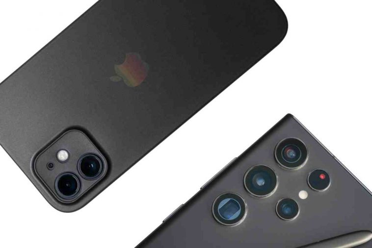 iphone e telefono samsung