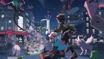 key art di leggende Pokemon z-a con logo